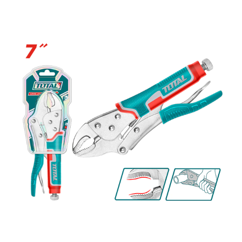 Pinza Autobloccante 5 Pollici - Ganasce Curve, Regolabile, Per Serrare E Fissare Piccole Parti - Foto 5