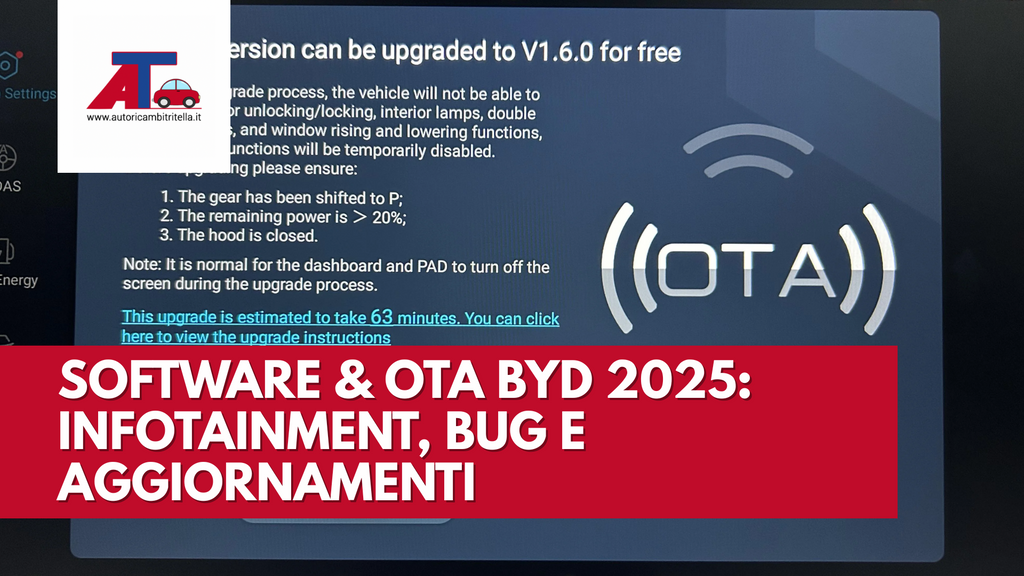 BYD 2025 Software & OTA: Infotainment, Bugs, and Updates – Autoricambi ...