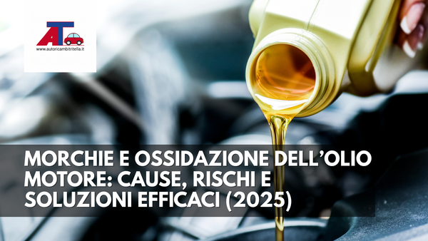 MORCHIE E OSSIDAZIONE DELL’OLIO MOTORE: CAUSE, RISCHI E SOLUZIONI EFFICACI (2025)