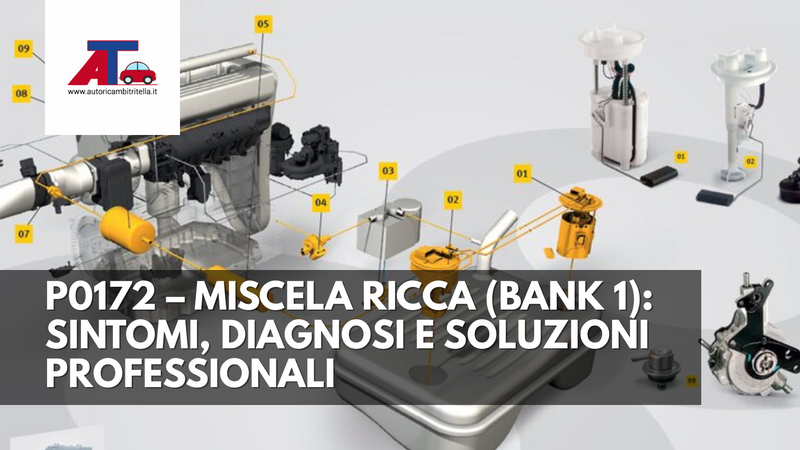 P0172 – MISCELA RICCA (BANK 1): SINTOMI, DIAGNOSI E SOLUZIONI PROFESSIONALI