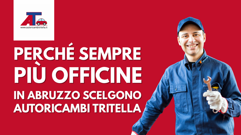 PERCHÉ SEMPRE PIÙ OFFICINE IN ABRUZZO SCELGONO AUTORICAMBI TRITELLA