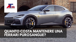 QUANTO COSTA MANTENERE UNA FERRARI PUROSANGUE?