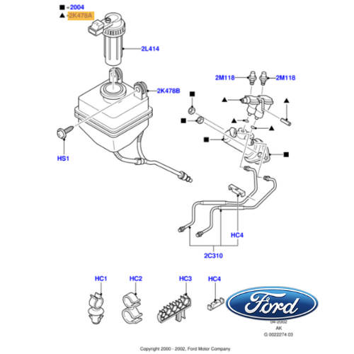 ✅ 1100565 FORD - POMPA SERVOFRENO FOCUS TRANSIT CONNECT