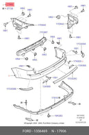 ✅ FORD 1356469 - REAR BUMPER FOCUS 04-08 C MAX 03-07