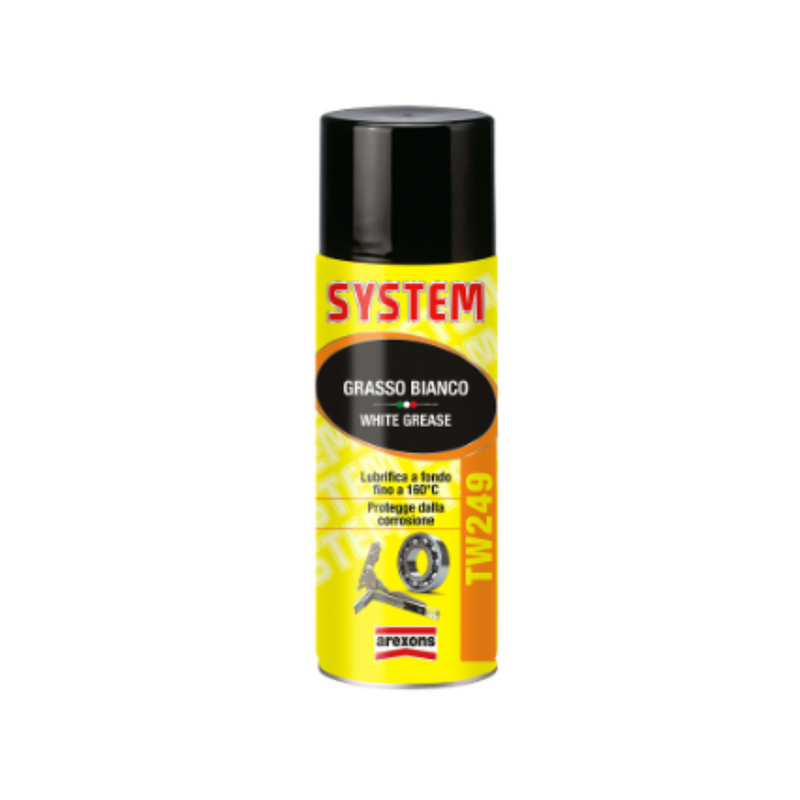 ✅ 4249 AREXONS - SYSTEM GRASSO BIANCO SPRAY - LUBRIFICAZIONE E PROTEZIONE OTTIMALE PER PARTI MOBILI