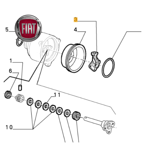 ✅ 60513052 FIAT - SPAZZOLA DISTRIBUTORE ACCENSIONE ALFA ROMEO BMW 12111284446