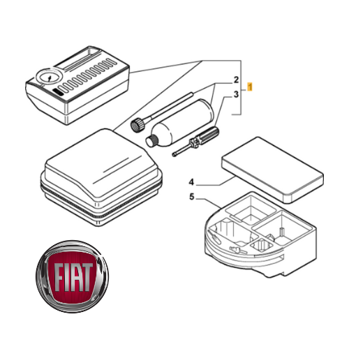 ✅ 60690948 FIAT - KIT EMERGENZA ALFA ROMEO 156 (X1)