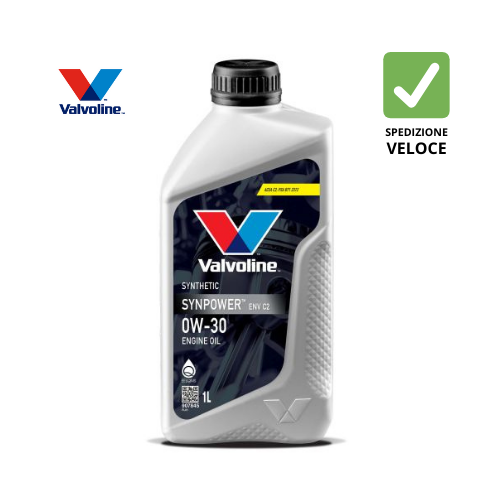 Valvoline 907845 SynPower ENV C2 0W-30 olio motore Fiat Twinair Euro 6 sistema MultiAir