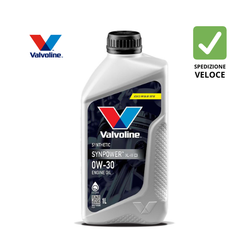 Valvoline SynPower XL-III C3 0W-30 olio motore sintetico VW Audi Seat Skoda