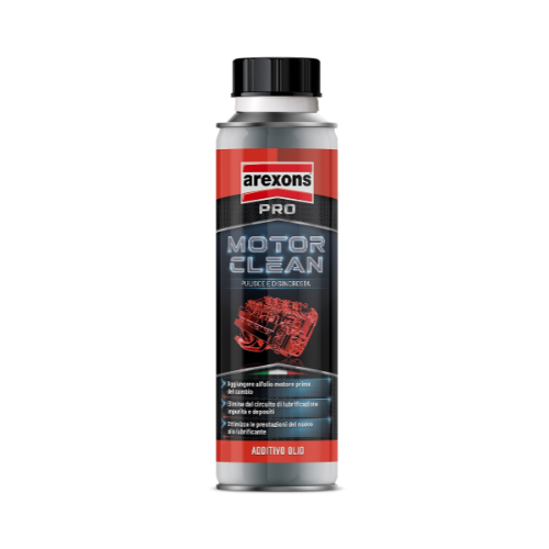 ✅ 9874 AREXONS - MOTOR CLEAN PROFESSIONALE 300 ML: ADDITIVO PULITORE PER MOTORI BENZINA E DIESEL