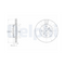 ✅ BG3520 DELPHI - PAIR OF BRAKE DISCS 2 PCS 435120D050 TOYOTA