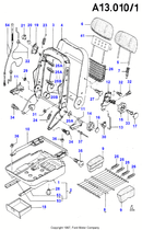 7343463 RUOTA MECCANISMO SCHIENALE FORD Escort/Orion 1990-1995 (EA)