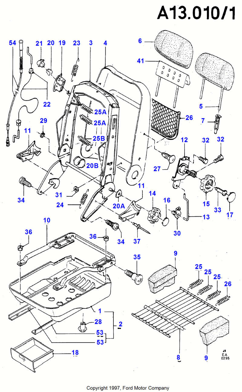 7343463 RUOTA MECCANISMO SCHIENALE FORD Escort/Orion 1990-1995 (EA)