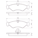 ✅ DELPHI LP1044 - BRAKE PADS 2D0698451C AUDI-VOLKSWAGEN