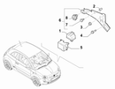 ✅ 51716442 FIAT - Cover Coperchio Centralina Preriscaldo Originale - Compatibile con Fiat 500, Nuova 500, Panda e Panda MY