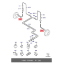 ✅ FORD 1104481 – Tubo Flessibile Freno Posteriore (Brake Hose) – Ricambio Originale OEM