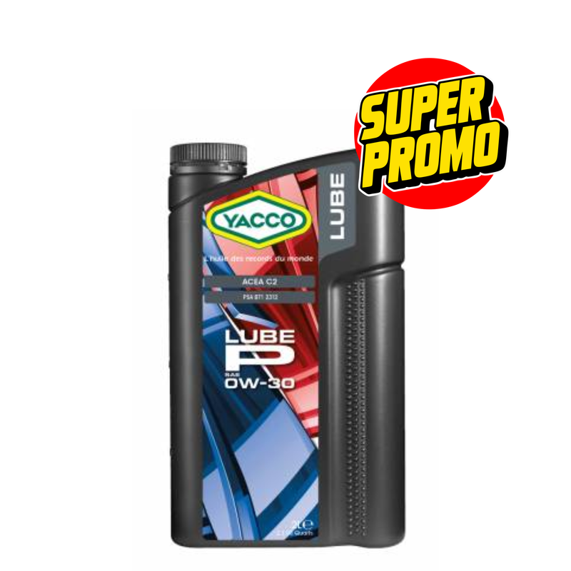 ✅ YACCO 306125 - OLIO MOTORE 0W30 C2 1L PSA B712312