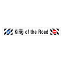 *PARASPRUZZI CAMION 35X240 CM BIANCO A RILIEVO"KING OF THE ROAD"