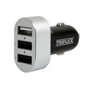 *"TRIPLEX" TRIPLA PRESA USB 4.5A 12/24V