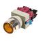 45548 - Interruttore a pulsante - 12V - Arancio - 10A