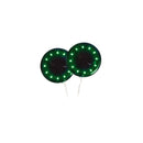 *LED-DISKS EPOXY 12LED VERDE