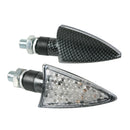 *CP.FRECCE CARBON L.MOD.SPIKE LED VETRO BIANCO