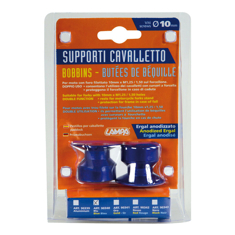 *CP.SUPPORTI CAVALLETTO BLU VITI 10MM