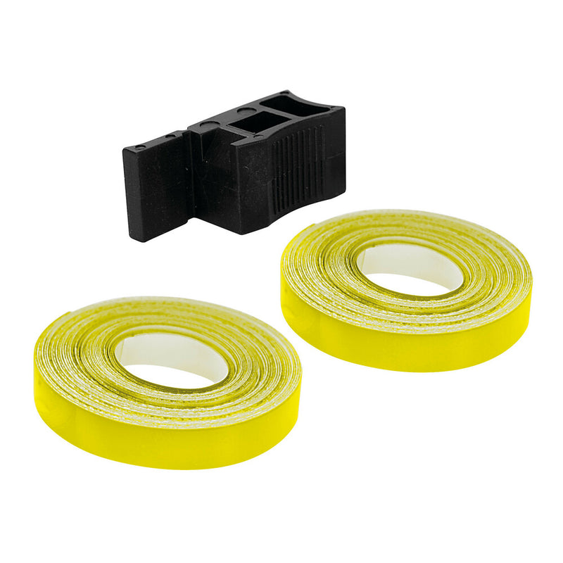 WHEEL STRIPE GIALLO FLUO  CON APPLICATORE 7MM X 6 METRI