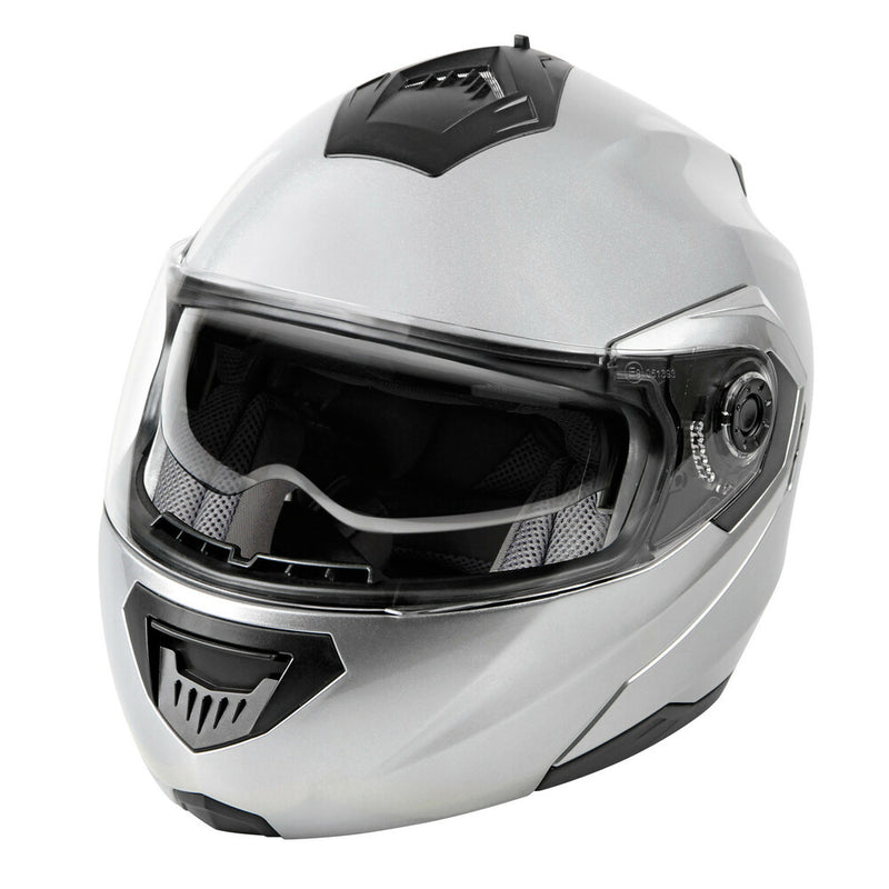 *CASCO LA-1 MODULARE TG.XS SILVER LUCIDO