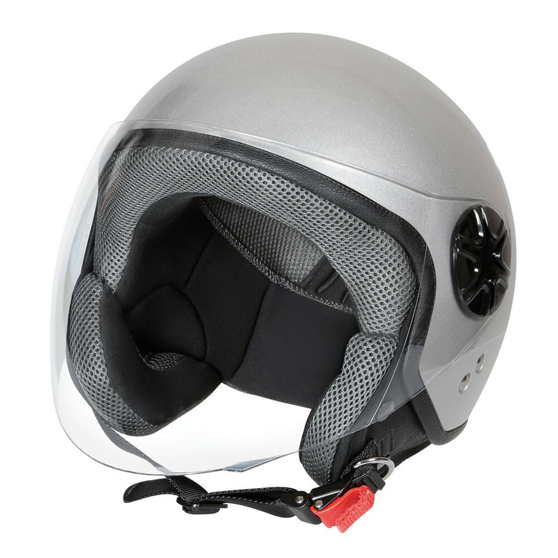 90733 - LD-3 casco demi-jet - Argento - S