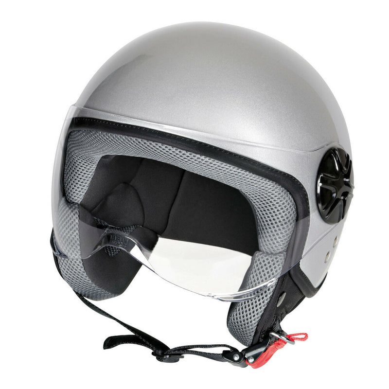 90779 - LD-2 casco demi-jet - Argento - M