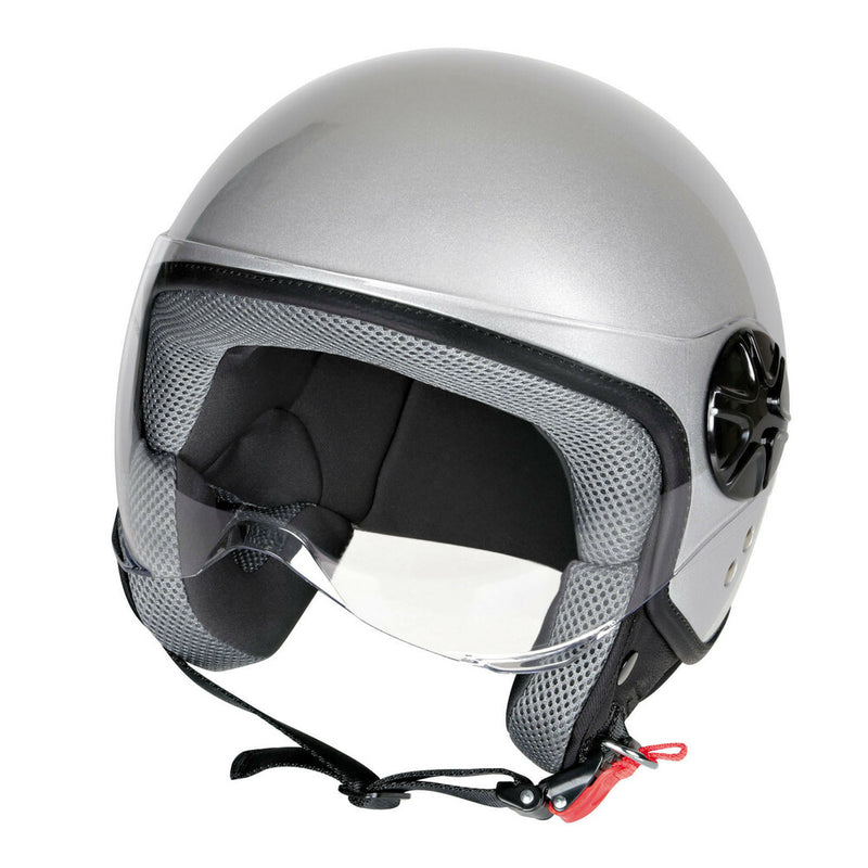 90780 - LD-2 casco demi-jet - Argento - L