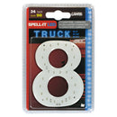 *NUMERO ADESIVO "8" 24V LED  BLU