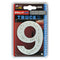 *NUMERO ADESIVO "9" 24V LED  BLU