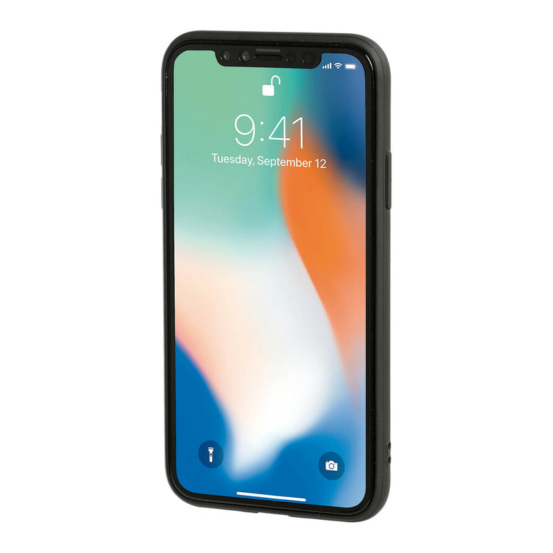 *COVER "DUO" PER IPHONE X ROSSO + NERO