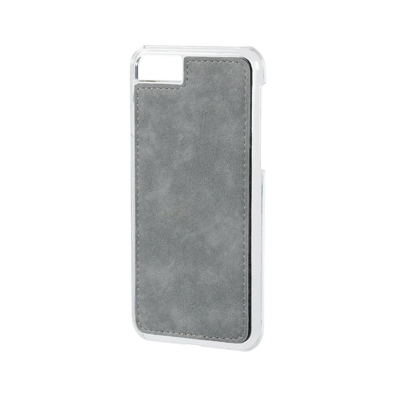 *COVER "MAGNET-X" IPHONE 7/8 GRIGIO SIMILPELLE