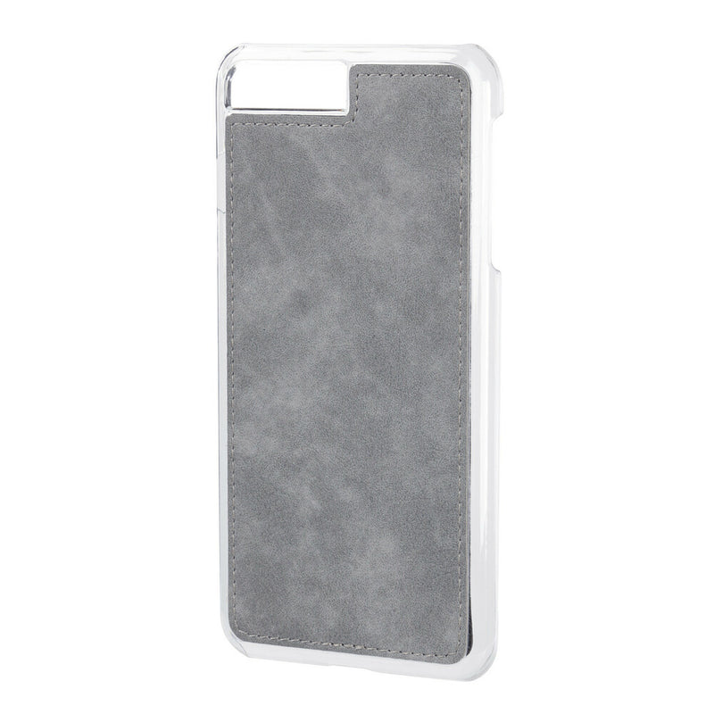 *COVER "MAGNET-X" IPHONE 7 PLUS / 8 PLUS - GRIGIO SIMILPELLE