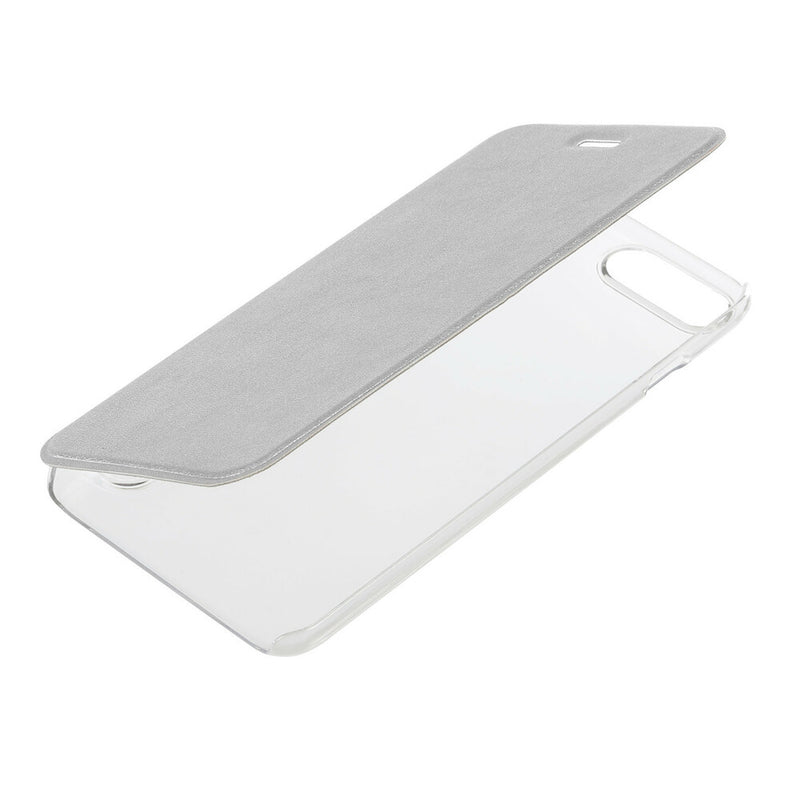 *COVER "CLEAR BACK" IPHONE 7 PLUS / 8 PLUS - ARGENTO