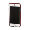 *COVER ALPHA-GUARD"IPHONE 7/8 NERO + ROSSO