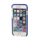 *COVER "ALPHA-GUARD" IPHONE 6 6S - TRASPARENTE + BLU