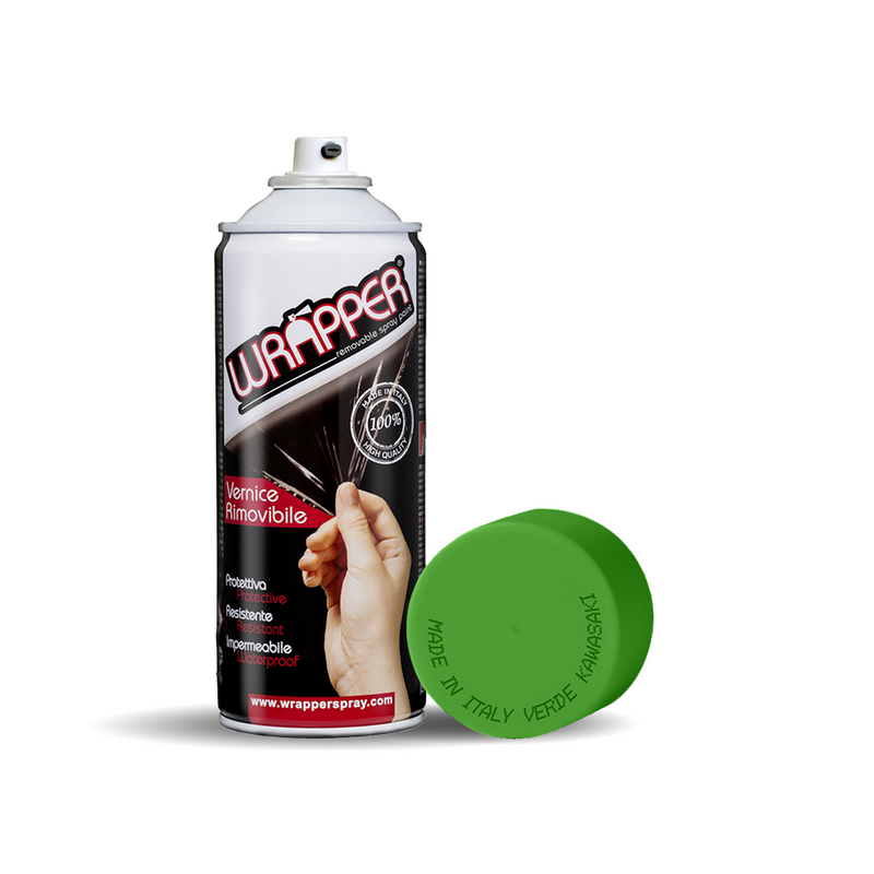 WRAPPER VERDE KAWASAKI PELLIC OLA SPRAY REMOVIBILE 400 ML