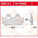 MCB751SRM TRW Sinter Maxi Scooter Kit pastiglie freno Freno a disco