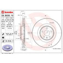 09.B039.11 BREMBO COATED DISC LINE Disco freno