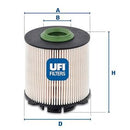 2605800 UFI Filtro carburante