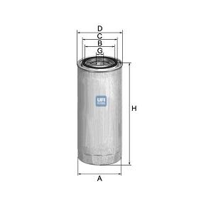 2437200 UFI Filtro carburante