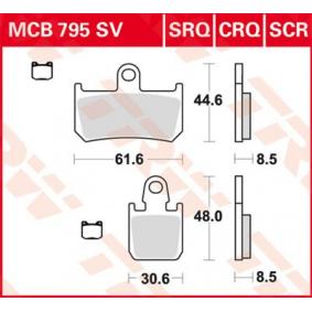 MCB795SV TRW Sinter Street Kit pastiglie freno Freno a disco