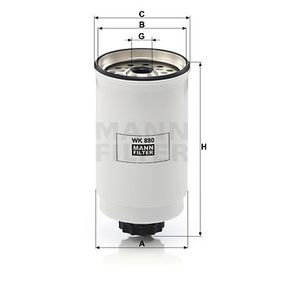 WK880 MANN-FILTER Filtro carburante