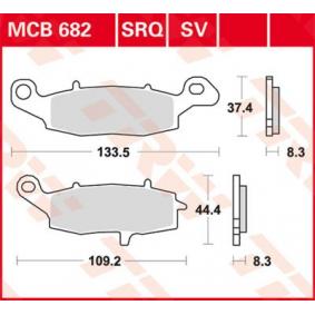 MCB682 TRW Kit pastiglie freno Freno a disco