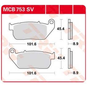 MCB753SV TRW Sinter Street Kit pastiglie freno Freno a disco