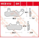 MCB612 TRW Organic Allround Kit pastiglie freno Freno a disco